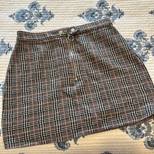 TopShop Plaid Skirt